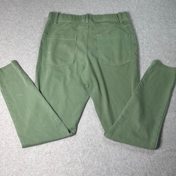 Serra Pants - Womens‎ Olive Green Stretch Waist Pants Casual Slim Fit Size Unknown